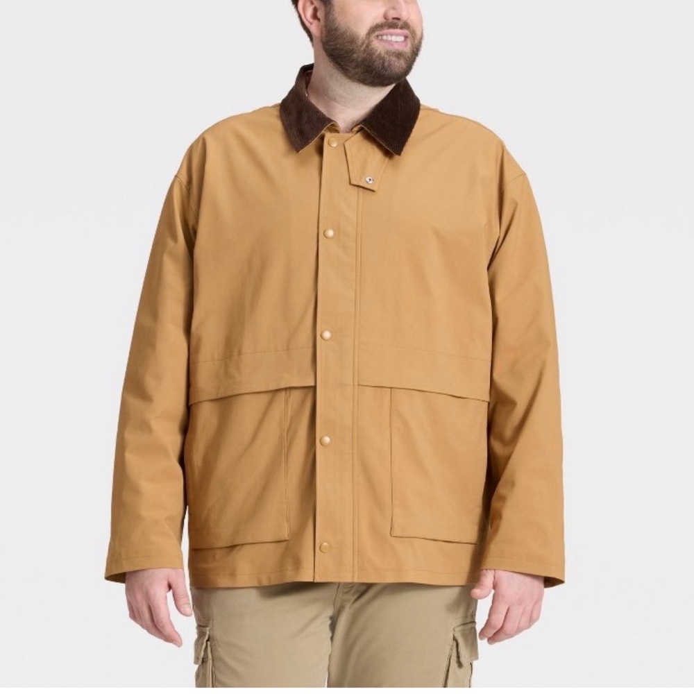 NWOT Goodfellow & Co. Men’s Tan Utility Coat SZ Like